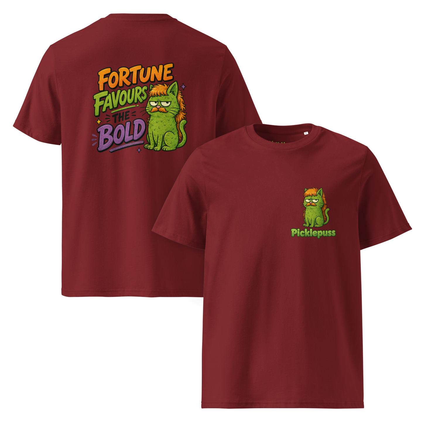 Fortune Favours the Bold - Unisex Organic Cotton T-Shirt - Various Colours