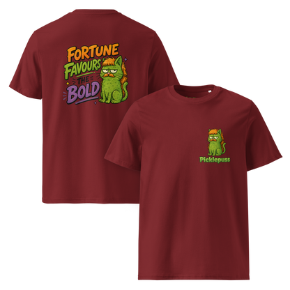 Fortune Favours the Bold - Unisex Organic Cotton T-Shirt - Various Colours