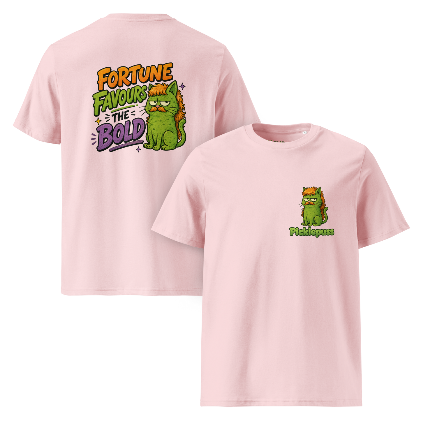 Fortune Favours the Bold - Unisex Organic Cotton T-Shirt - Various Colours