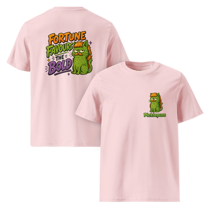 Fortune Favours the Bold - Unisex Organic Cotton T-Shirt - Various Colours