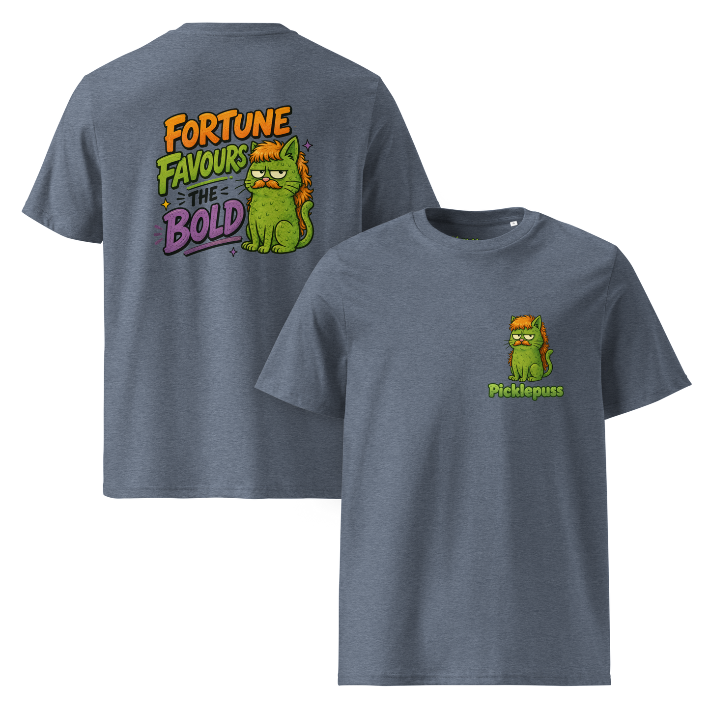 Fortune Favours the Bold - Unisex Organic Cotton T-Shirt - Various Colours