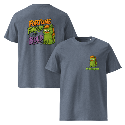 Fortune Favours the Bold - Unisex Organic Cotton T-Shirt - Various Colours