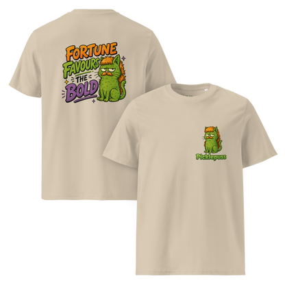 Fortune Favours the Bold - Unisex Organic Cotton T-Shirt - Various Colours