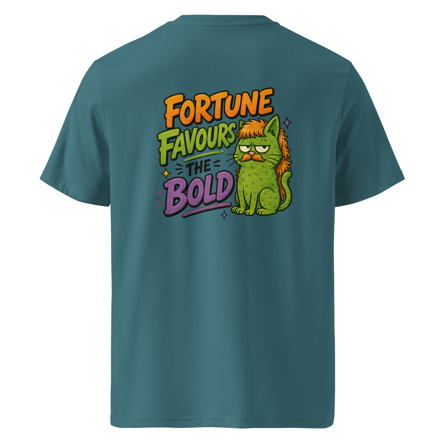 Fortune Favours the Bold - Unisex Organic Cotton T-Shirt - Various Colours