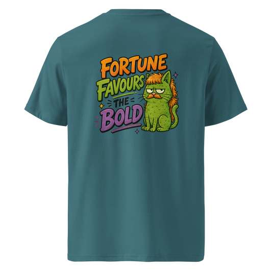 Fortune Favours the Bold - Unisex Organic Cotton T-Shirt - Various Colours