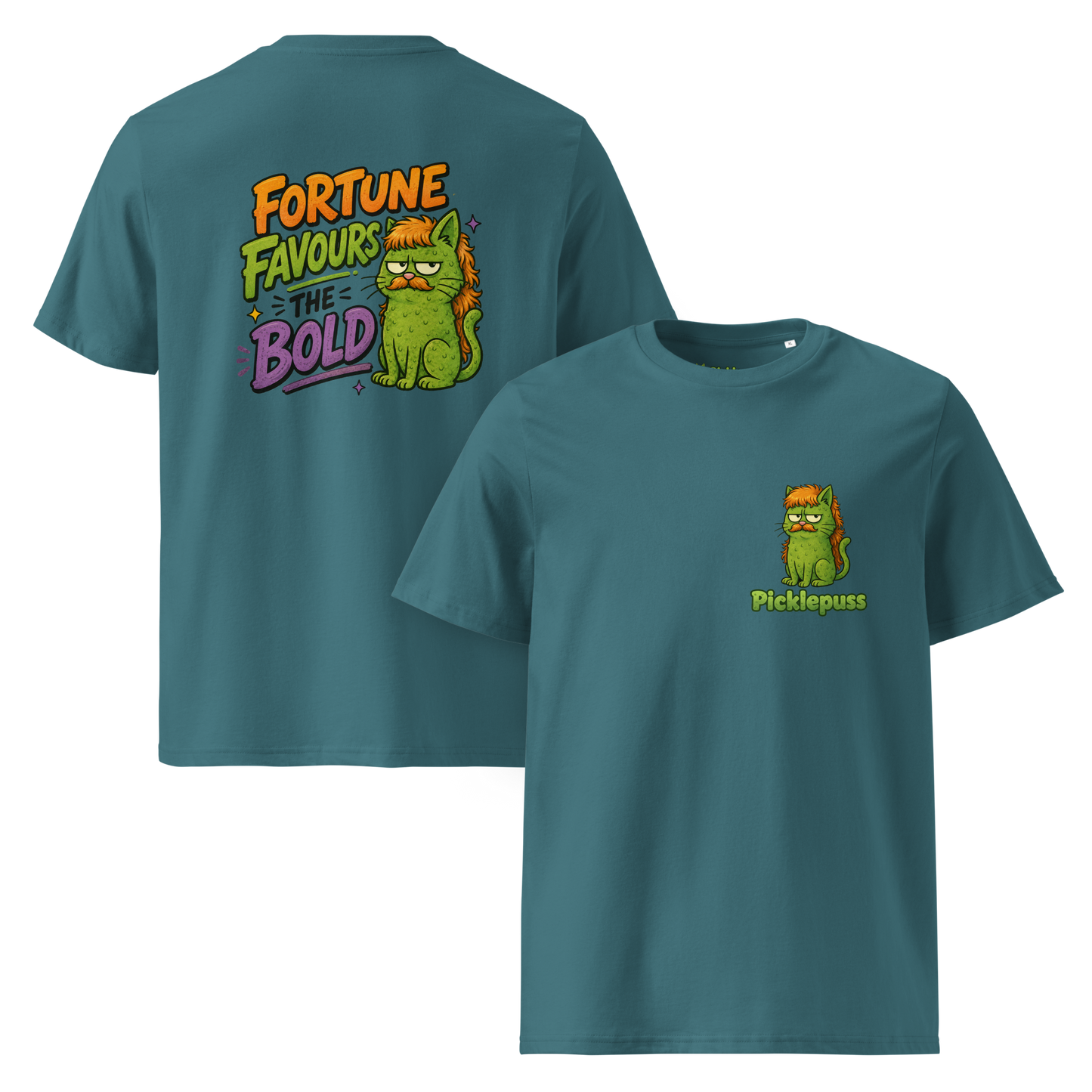 Fortune Favours the Bold - Unisex Organic Cotton T-Shirt - Various Colours