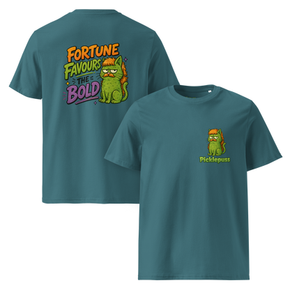 Fortune Favours the Bold - Unisex Organic Cotton T-Shirt - Various Colours