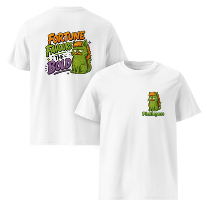 Fortune Favours the Bold - Unisex Organic Cotton T-Shirt - Various Colours